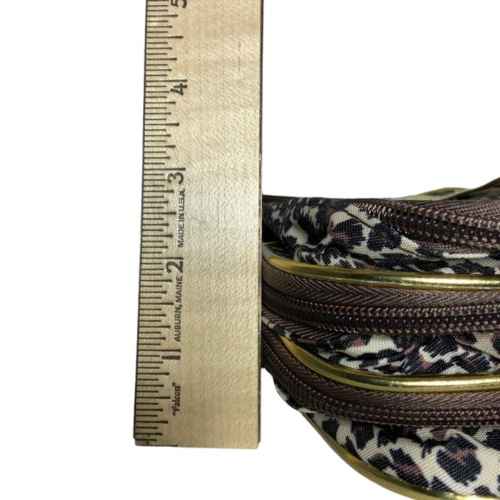 Travel Cosmetic Large Case Animal Print Leopard Packable Jewelry Collapsible NWT - Picture 10 of 15